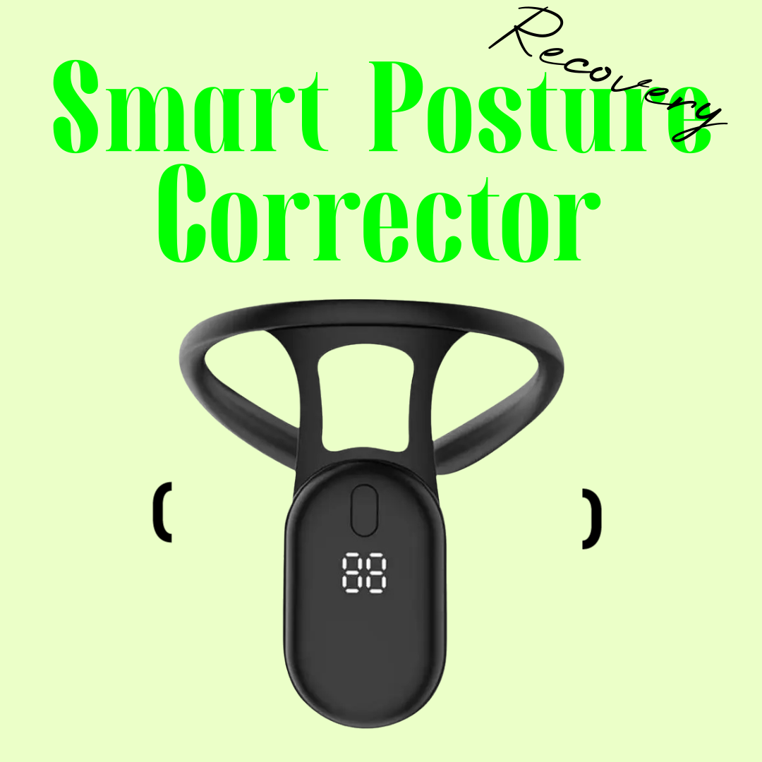 Smart Posture Corrector Back & Neck Hump Trainer Black